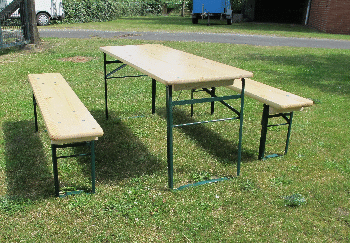 Kinder Bierzelt Garnitur