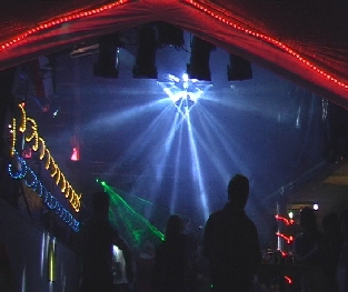 Helios, Laser Grn, Lichtschlangen